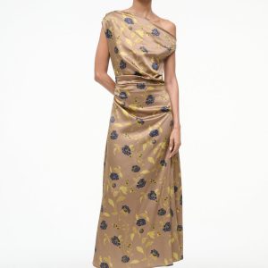 PHARE SILK DRESS VINTAGE FLORAL