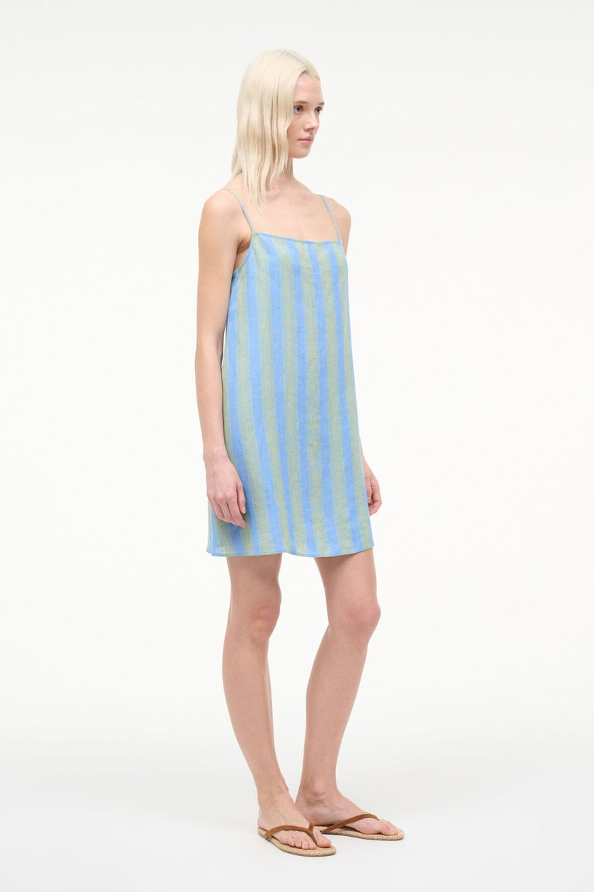 LAURA LINEN MINI DRESS SEAPORT STRIPE - Image 2