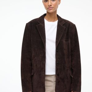 NATALIE SUEDE JACKET ESPRESSO