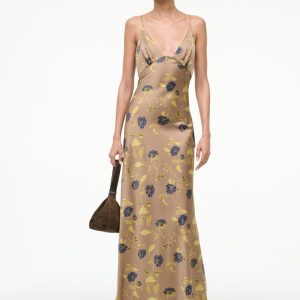 HANK SILK DRESS  VINTAGE FLORAL