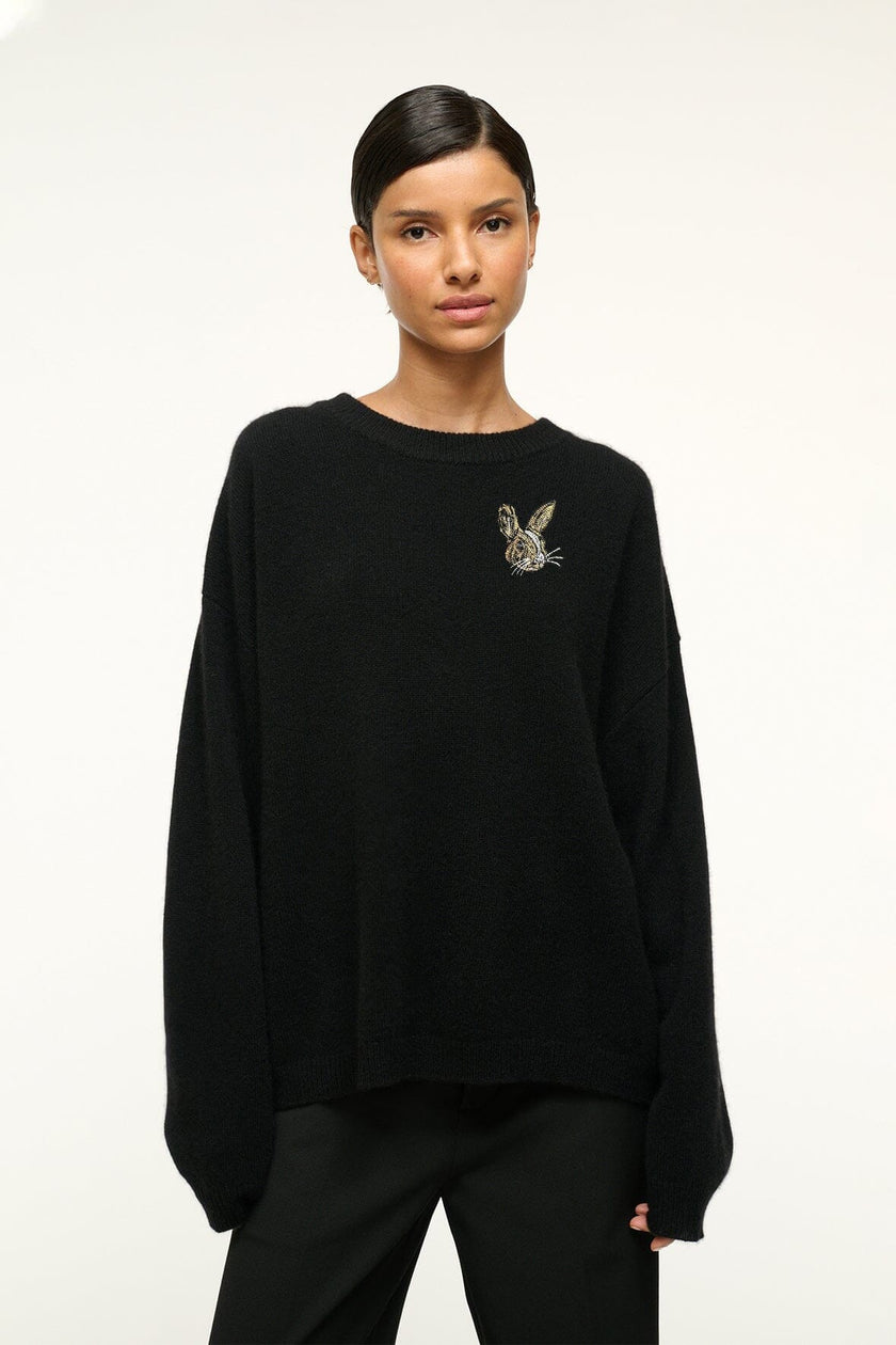 CUSTOM STAUD x C.BONZ SERRANO CASHMERE SWEATER BLACK