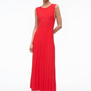 ELYSE DRESS RED ROSE