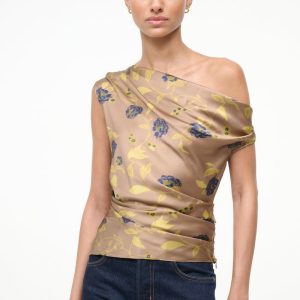 PHARE SILK TOP  VINTAGE FLORAL