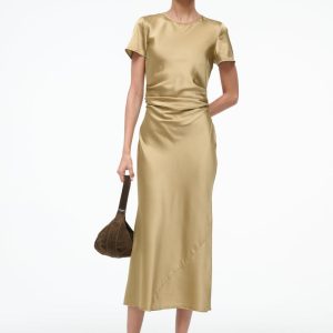 MARCEL SILK DRESS ANTIQUE