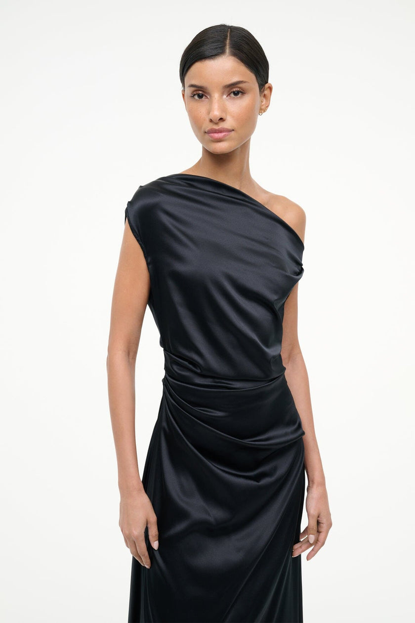 PHARE SILK DRESS BLACK - Image 3