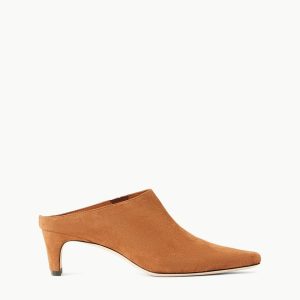 WALLY MULE  TAN SUEDE