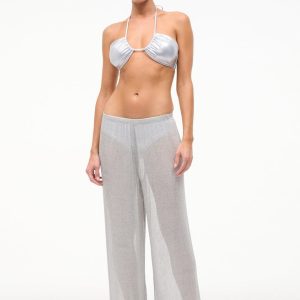 PARADISE BIKINI TOP  SILVER