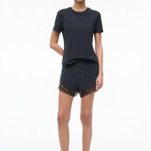 VON SILK SHORT BLACK