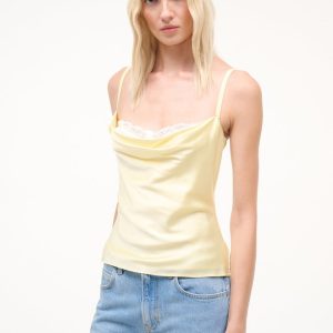 EVANGELINE SILK TOP KEY LIME
