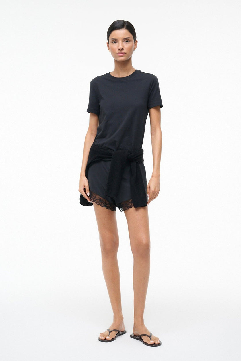 VON SILK SHORT  BLACK - Image 3