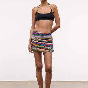 NICOLA SKIRT  ARTIST STRIPE