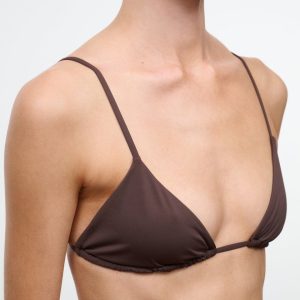ALEXIS BIKINI TOP  DARK CHOCOLATE