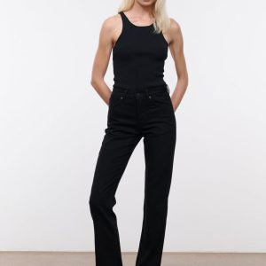 TEDDY STRAIGHT JEAN BLACK