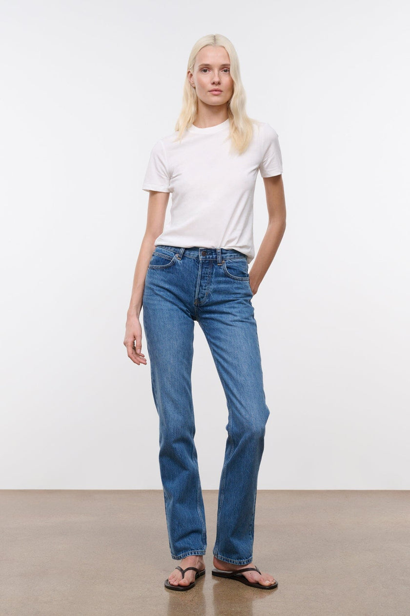 TEDDY STRAIGHT JEAN  VINTAGE WASH