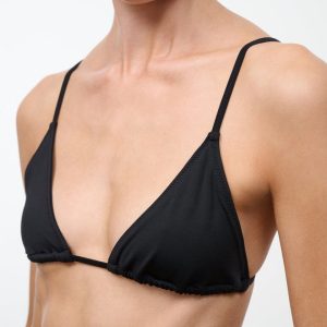 ALEXIS TRIANGLE TOP  BLACK