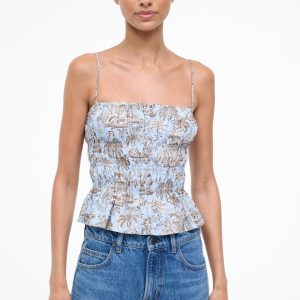 AYLA TOP SKY TOILE