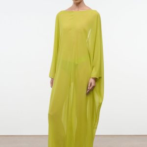 NOUR DRESS CITRON