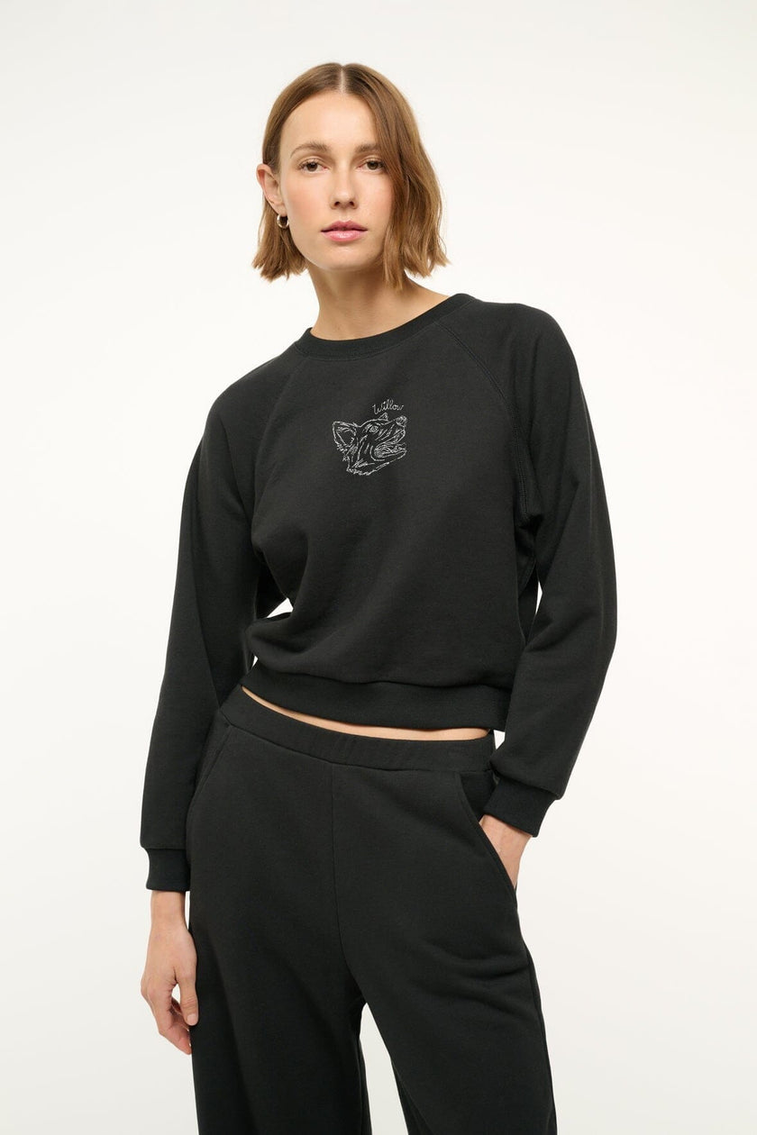 CUSTOM STAUD x C.BONZ ENDURANCE SWEATSHIRT BLACK - Image 3