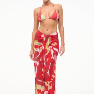 SORAYA MESH SKIRT  RED ZONE