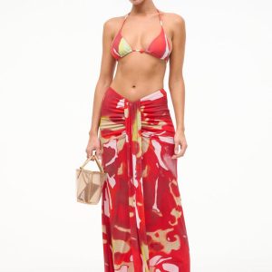 LIDO TRIANGLE BIKINI TOP  RED ZONE