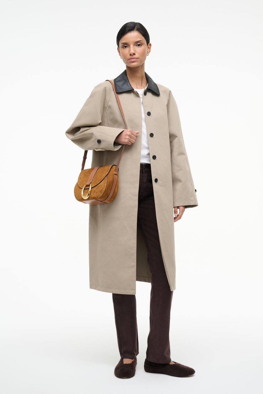 BELLA SADDLE BAG TAN SUEDE - Image 6