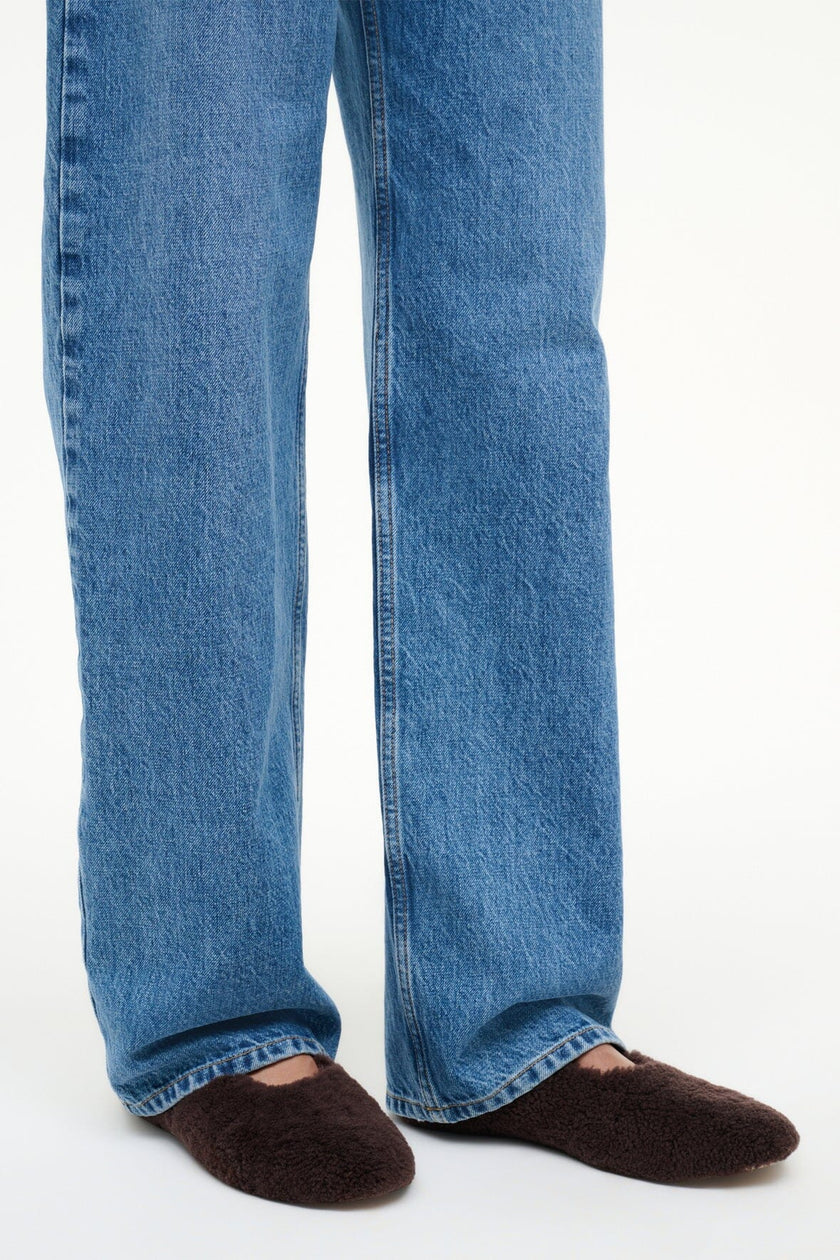 ALBA BALLET FLAT ESPRESSO SHEARLING - Image 4