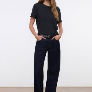 CREW NECK T SHIRT BLACK