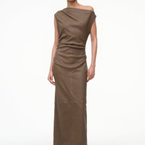 PHARE LEATHER DRESS TRUFFLE