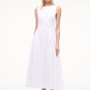 GWEN DRESS  WHITE