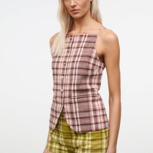 UNA TOP TUSCANY PLAID