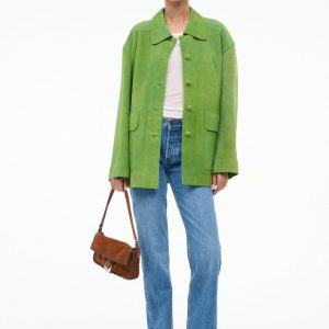 ROXANNE SUEDE JACKET LEAF SUEDE