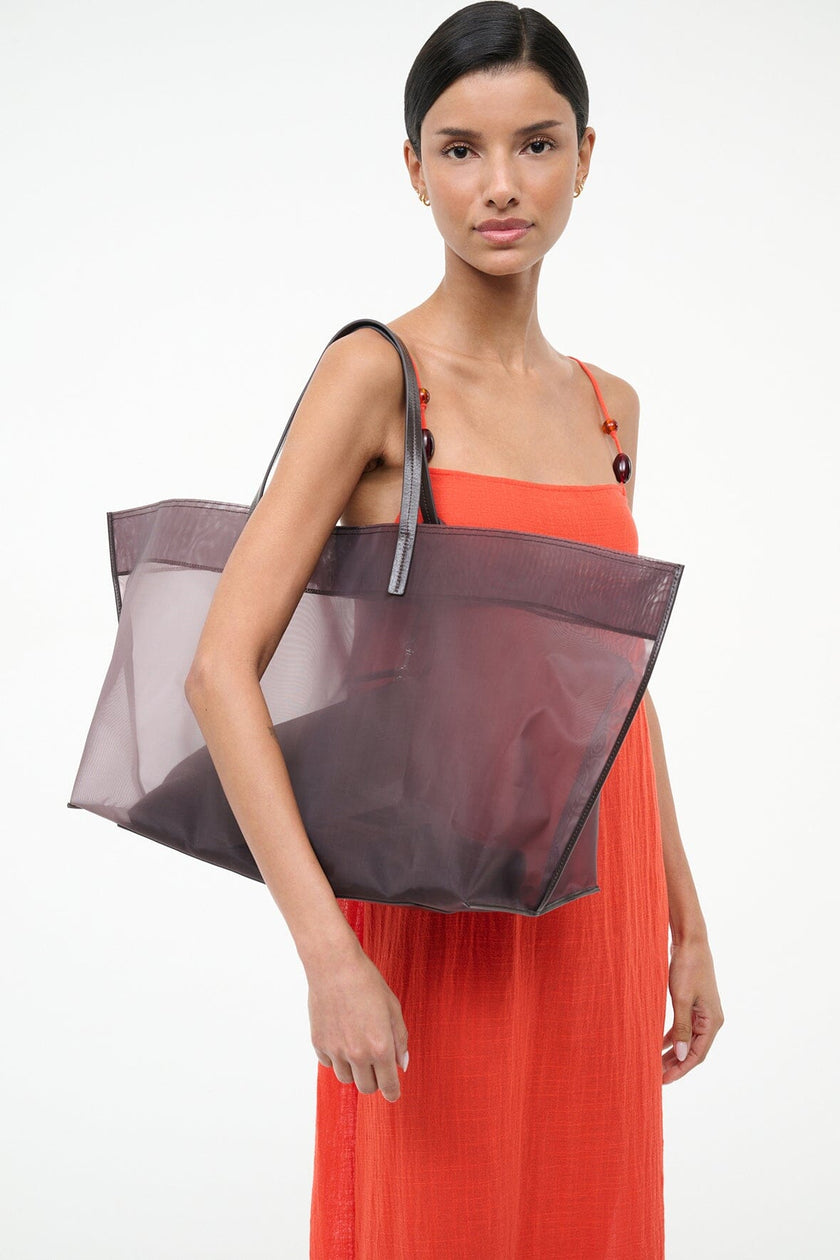 CHRISTOS LARGE MESH TOTE ESPRESSO - Image 2