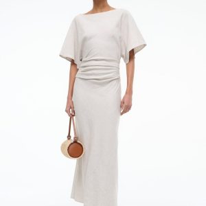 AMELIE LINEN DRESS NATURAL