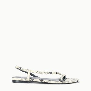 LOUDEN SANDAL WHITE SNAKE