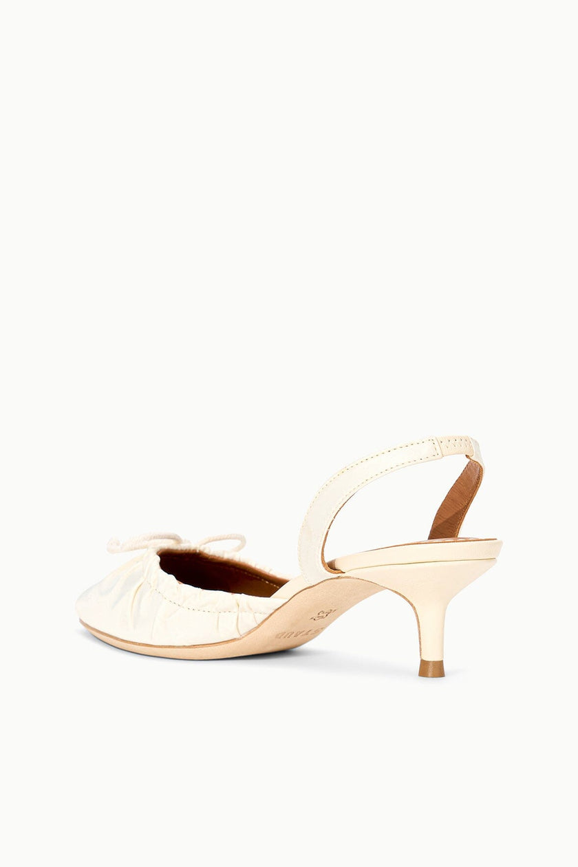 ALBA BALLET SLINGBACK IVORY SATIN - Image 4