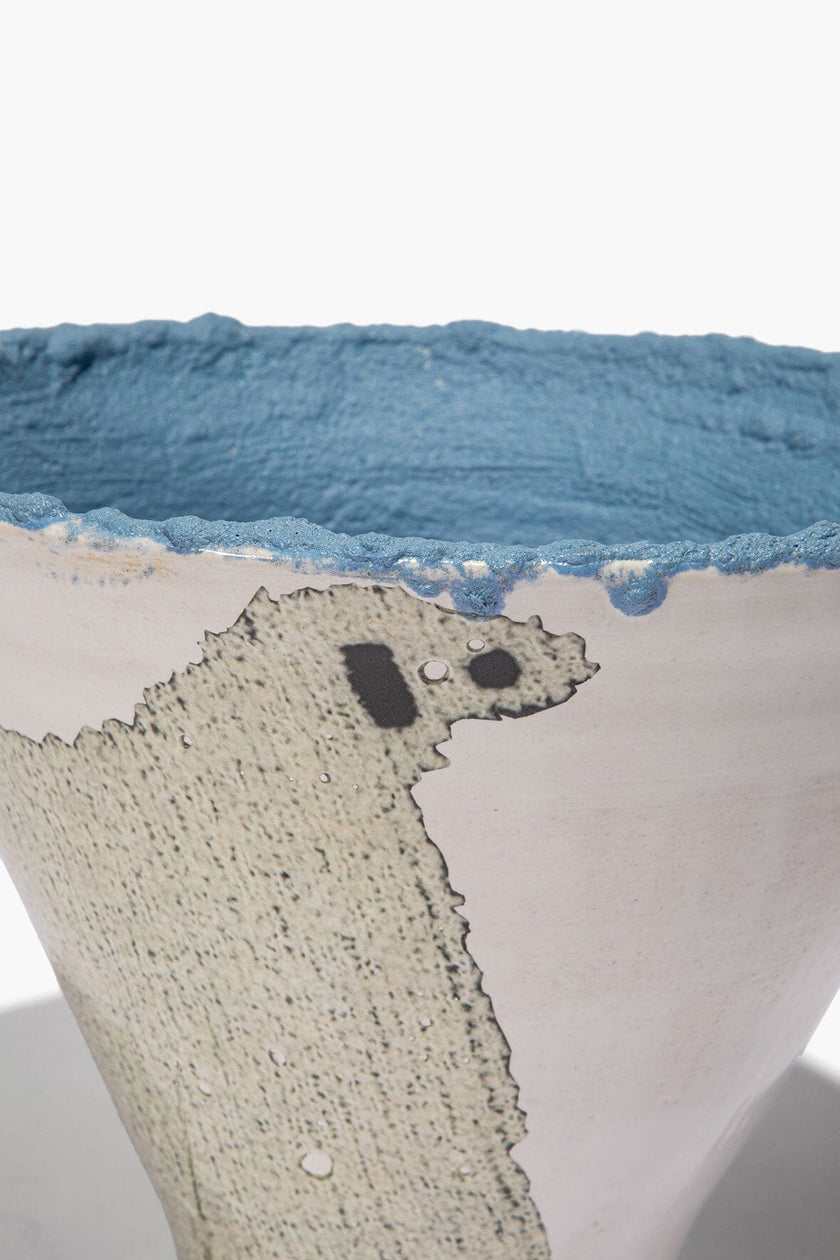 CERAMIC SHEEP VASE WIDE - Image 3