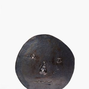 CONSTANTIN CERAMIC FACE BURNT BLACK GLAZE