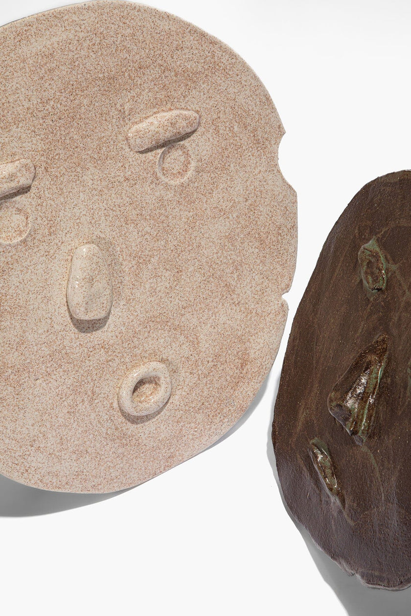 EVA CERAMIC FACE SET WHITE AND MATCHA BROWN GLAZE - Image 5