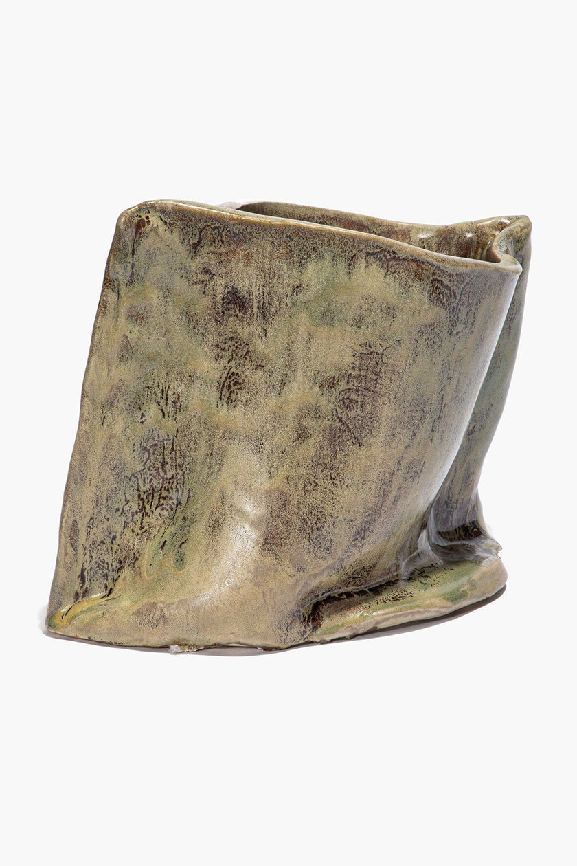 CERAMIC VASE SNAKE SKIN GLAZE - Image 2