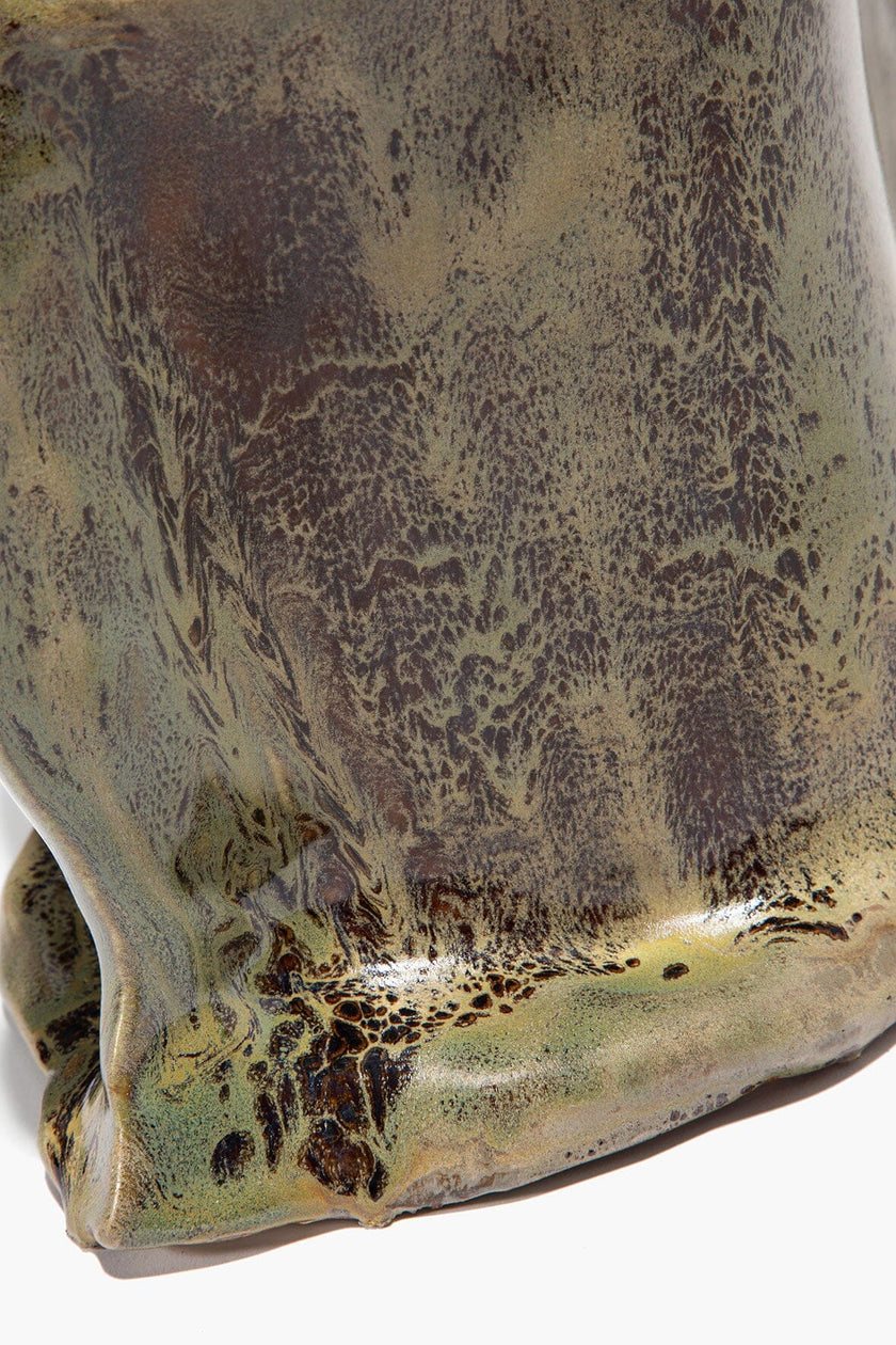 CERAMIC VASE SNAKE SKIN GLAZE - Image 3