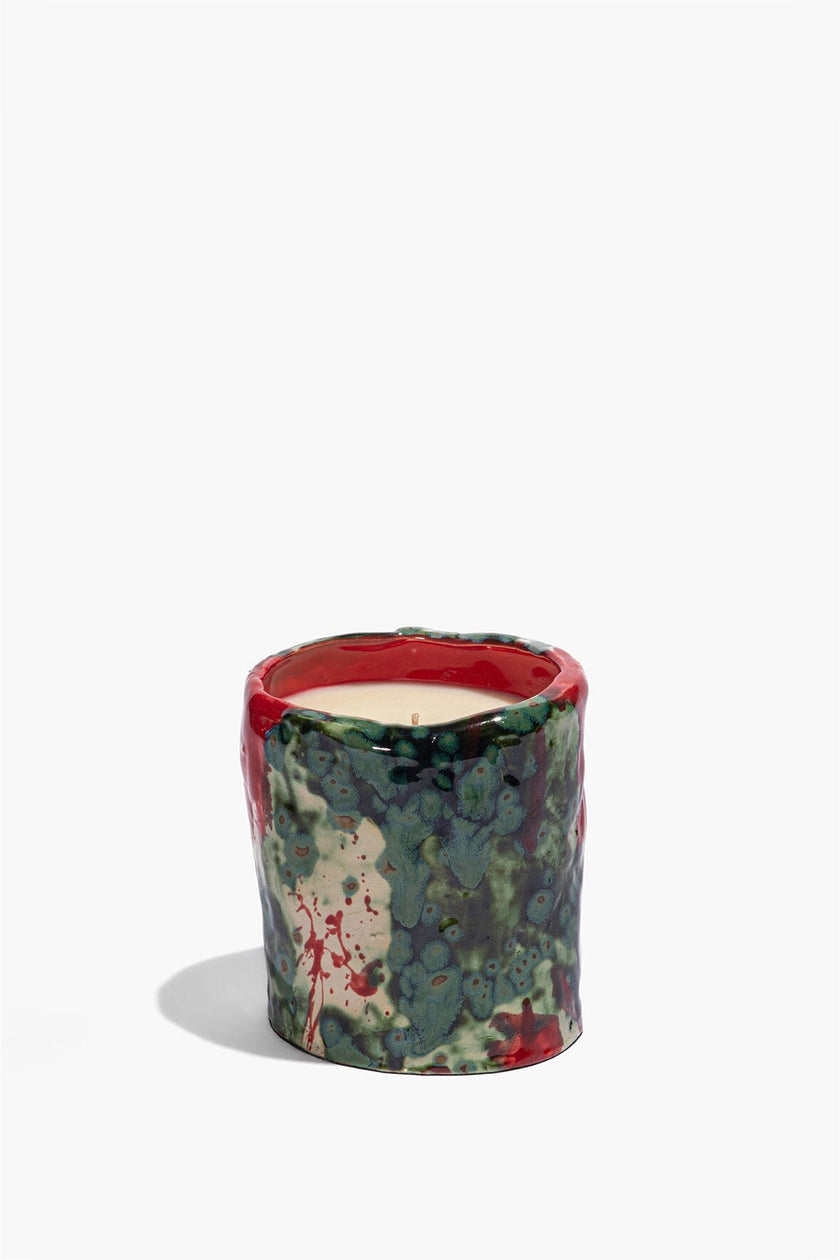 MEDIUM CERAMIC CANDLE SERRE
