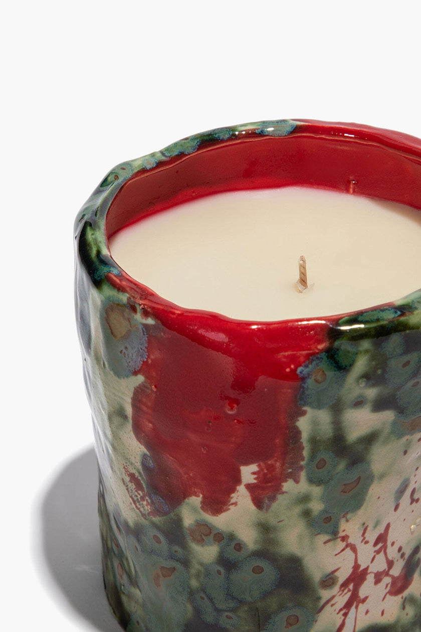 MEDIUM CERAMIC CANDLE SERRE - Image 2