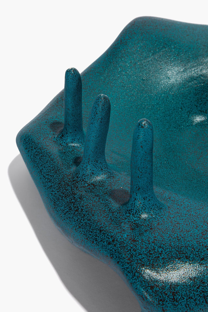 BUBBLE JEWELRY HOLDER BLUE GLAZE - Image 4