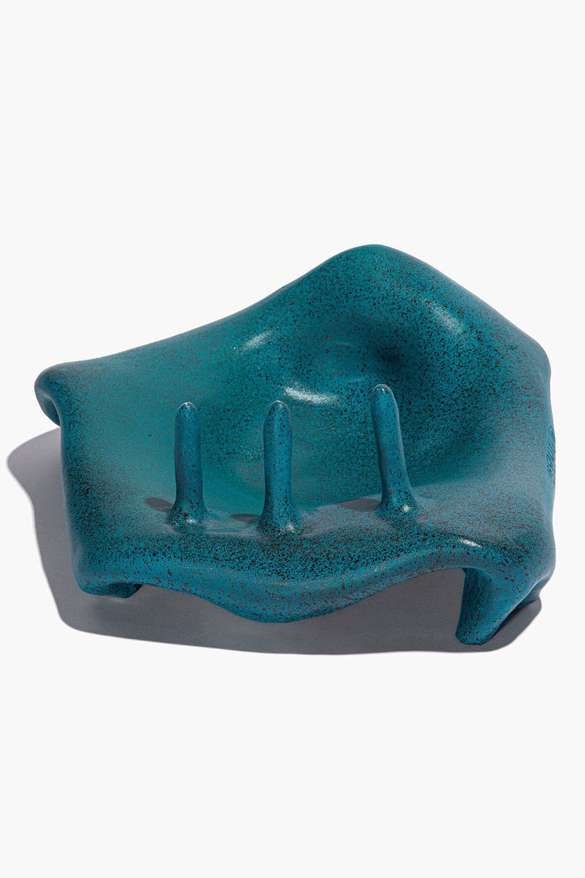 BUBBLE JEWELRY HOLDER BLUE GLAZE - Image 3