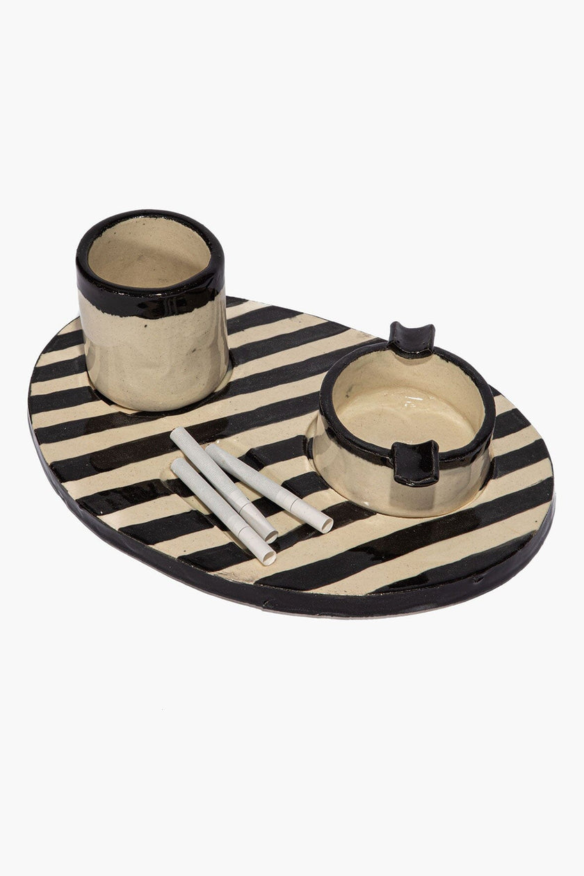 ACL TRAY HOLDER STRIPED GLAZE - Image 2
