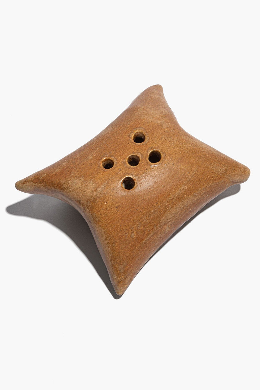 CERAMIC IKEBANA MUSTARD GLAZE - Image 3