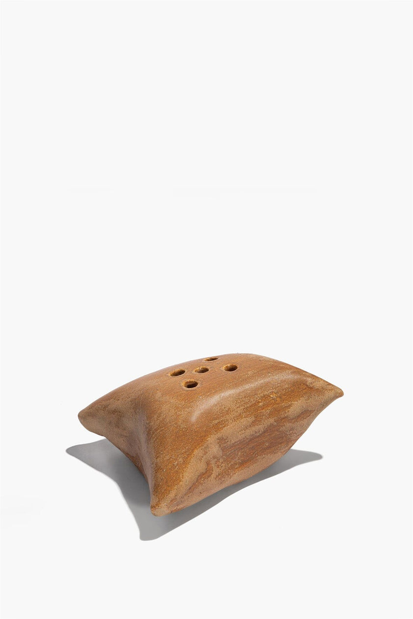 CERAMIC IKEBANA MUSTARD GLAZE - Image 2