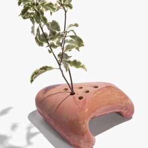 CERAMIC IKEBANA PINK GLAZE