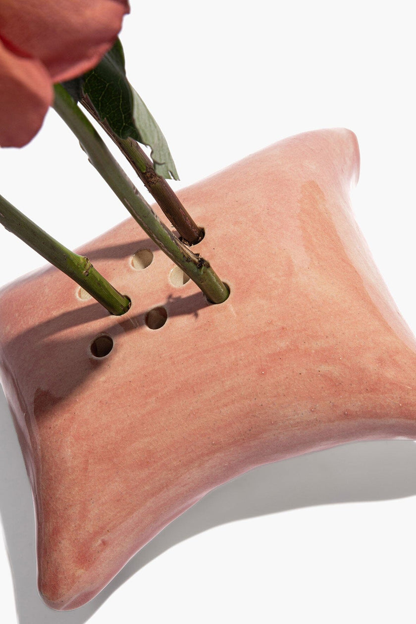 CERAMIC IKEBANA PINK GLAZE - Image 3