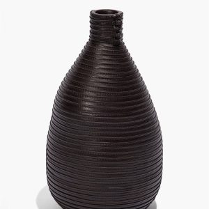 STRATUM WRAPPED VASE  ESPRESSO